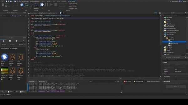▶ Lighting and Skybox in Roblox Studio - Plugin & tutorial for beginners script: Test with one clic