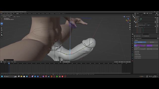 How to Add a Dick to your 3D Models | Art Anatomy Tutorial - Feorra смотреть онлайн