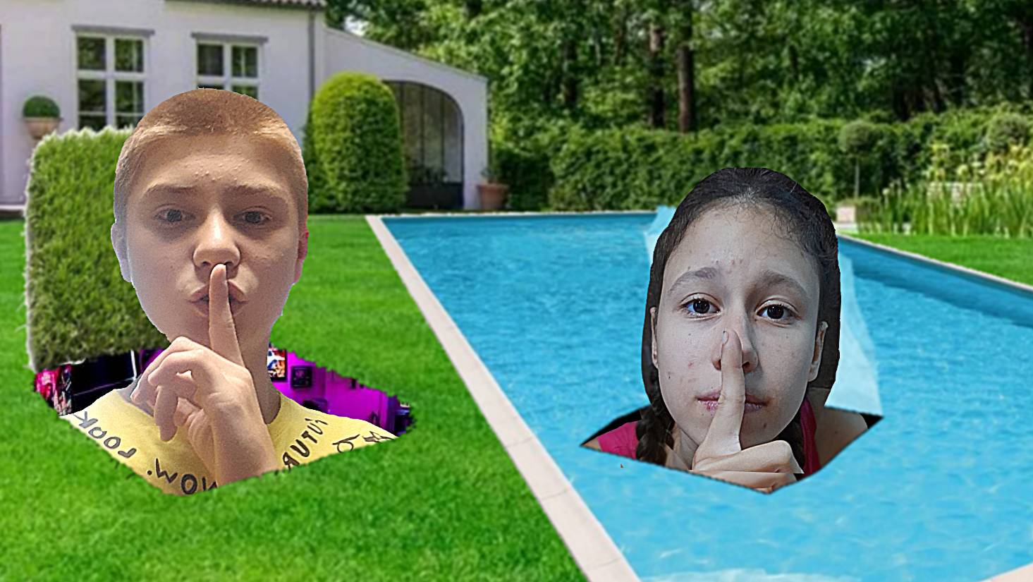 Построили ТАЙНЫЕ КОМНАТЫ по ЦВЕТАМ Челлендж !