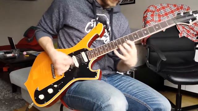 Practicing my guitar technique, style, shredding and improvising смотреть онлайн