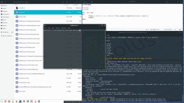 How to edit multiple videos at once using FFMPEG смотреть онлайн
