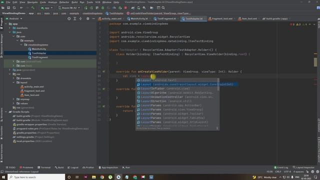 Android Jetpack: Replace findViewById with view binding, can use in Java and Kotlin |Android | Hind смотреть онлайн