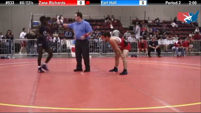 FILAJRFS: 60 KG / 132.25 lbs: Zane Richards (Quest) vs. Earl Hall (NYAC) смотреть онлайн