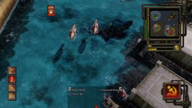 C&C Red Alert 3 New York soviet campaign co-op xbox backwards смотреть онлайн