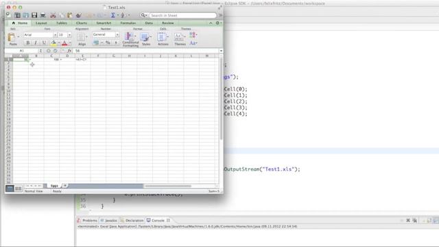 Excel Documents and Java - Cell Formulas [Eng] [06] смотреть онлайн