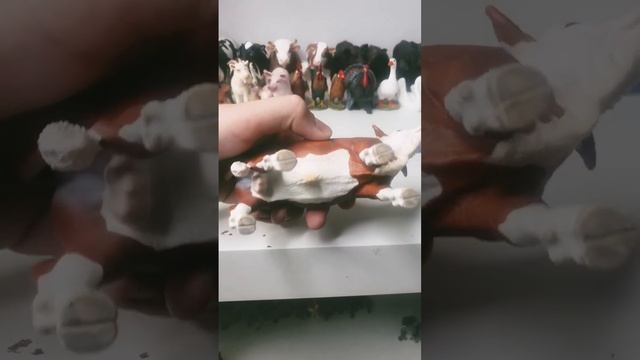 Новый зверь !!#schleich Симментальский бык смотреть онлайн