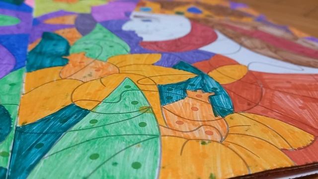 Раскраска Восточные сказки закончена смотреть онлайн