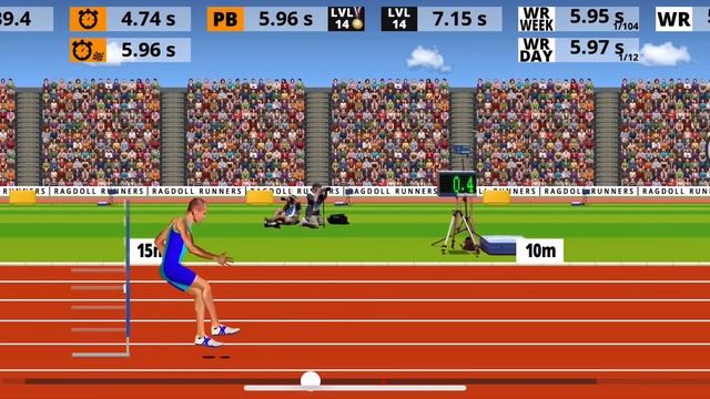 【世界記録】Ragdoll Runners 60mH(Hard) 5.96s смотреть онлайн