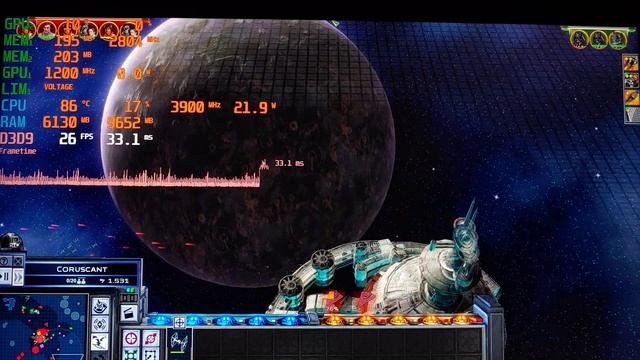 Nvidia 940MX GDDR5 Star Wars Empire at War Gameplay смотреть онлайн