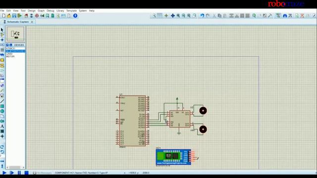 Proteus Tutorial #4 - Making a Bluetooth controlled bot with 8051 in Proteus (with voice commands) смотреть онлайн