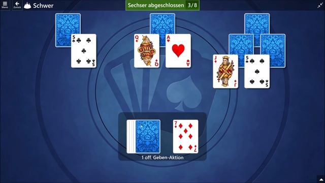 Two Game Tango - TriPeaks Hard #18 | Feb 28, 2022 | Goal: Clear 8 Sixes in 2 deals смотреть онлайн