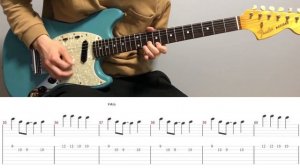 Surf Curse - Freaks (guitar cover with tabs & chords)