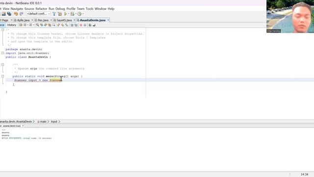 input pada Java(scanner) 07 смотреть онлайн