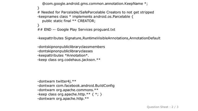 Android : How to setup PROGUARD for Jackson JSON Processor? смотреть онлайн