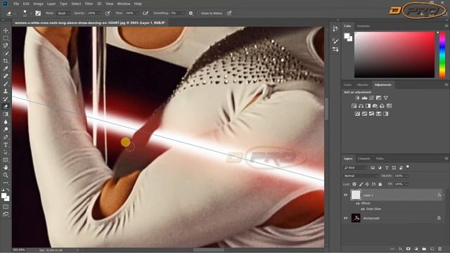 Create Neon Effect in Adobe Photoshop | D-Pro Graphics смотреть онлайн