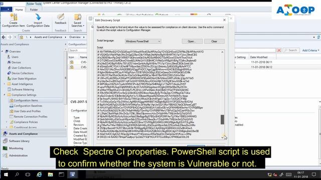 Monitor Meltdown Spectre Vulnerabilities with SCCM Configuration Data CAB file смотреть онлайн