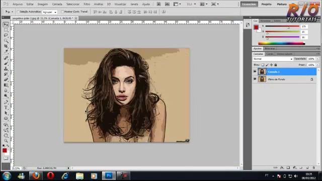 Como transformar foto em pintura pelo Photoshop CS5 - Série Photoshop #4 смотреть онлайн