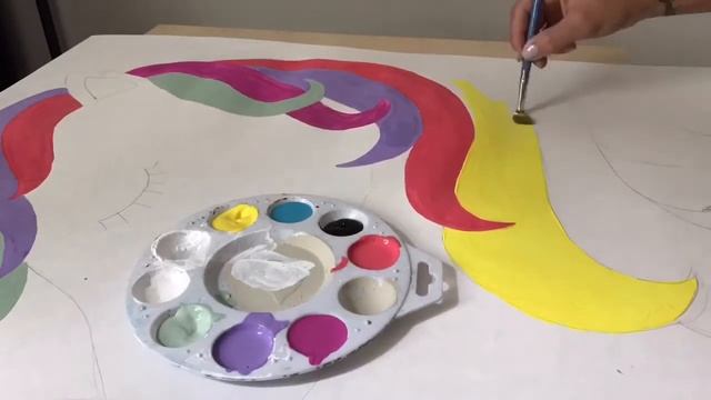 DIY: Pin the UNICORN Game for Kids смотреть онлайн