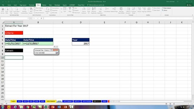 Highline Excel 2016 Class 19: Transform Data Sets using Advanced Filter (8 Examples) смотреть онлайн
