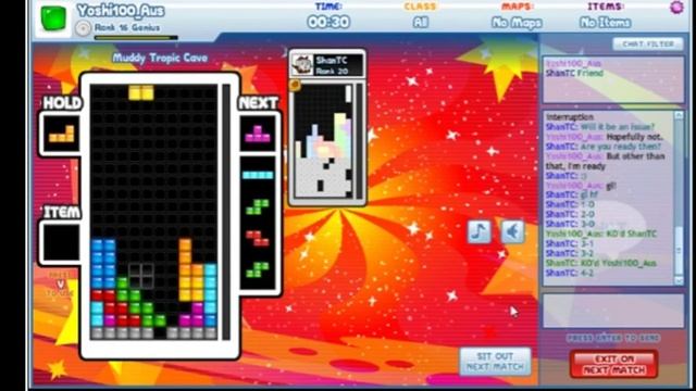 Yoshi100_Aus vs ShanTC (Oceania Tetris Tournament 2016) смотреть онлайн