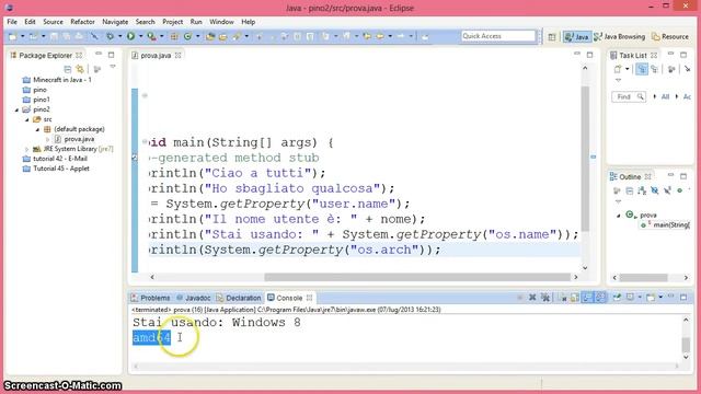 Tutorial 28 - La classe System (Java) смотреть онлайн