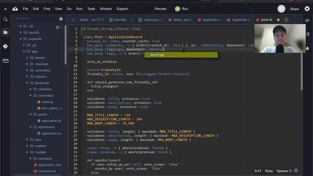 Code Along Video Subscription App #18 Rubocop, Ruby Style Guide, Traceroutes смотреть онлайн