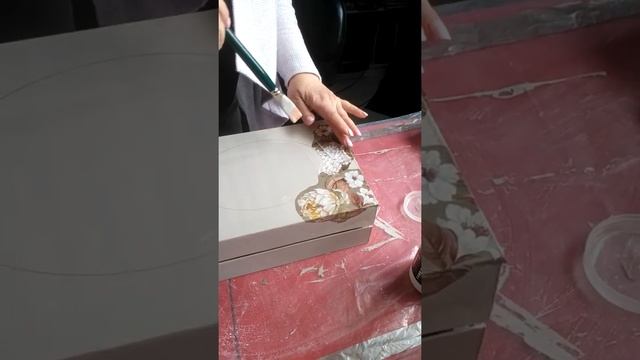 Студия ДПИ "Волшебное рукоделие" Шкатулка в технике "Декупаж" часть 4 смотреть онлайн