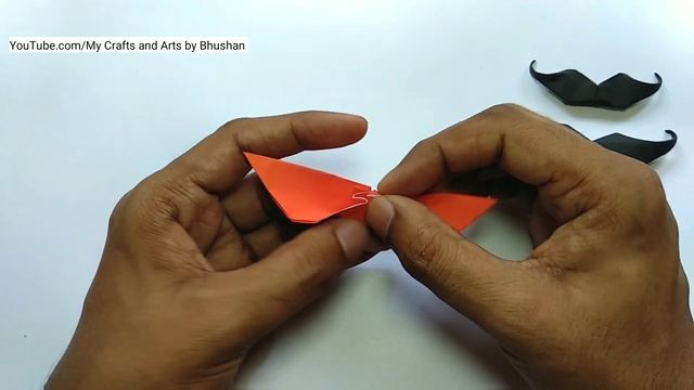 Origami mustache | Origami for beginners смотреть онлайн