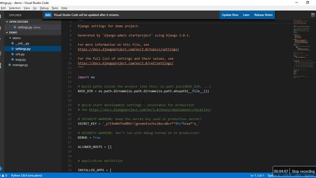 2 | How to start a new project in Django | by Hardik Patel смотреть онлайн