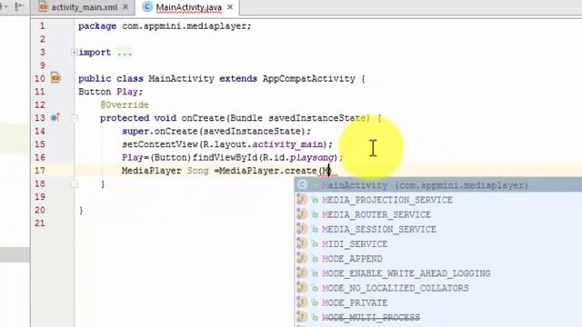 Media Player Android App Very Easy Android Studio смотреть онлайн