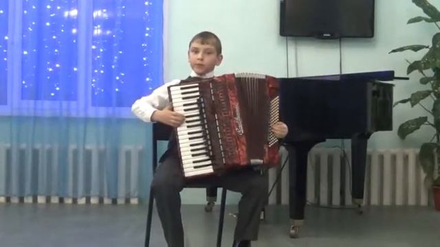 Кривошеин Игнат, класс преподавателя Мельниковой Н.А. Качурбина Мишка с куклой танцуют полечку смотреть онлайн