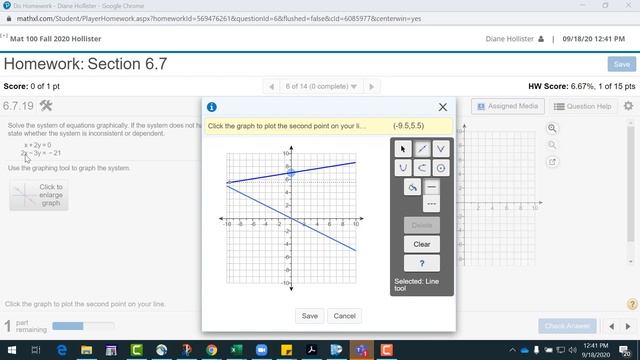 MyLab Math Students Graphing Points with Decimal or Fraction values смотреть онлайн