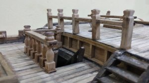 № 56 Сборка модели корабля Черная Жемчужина. Установка битенга.