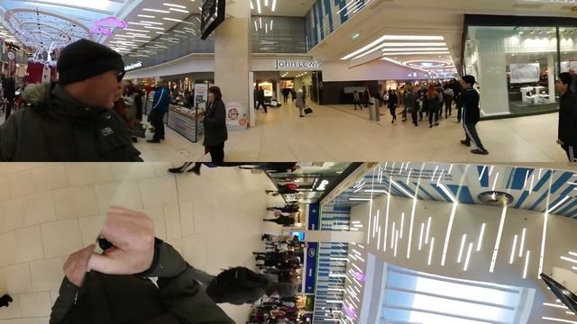 Newcastle Eldon Square at Christmas in 360° VR смотреть онлайн