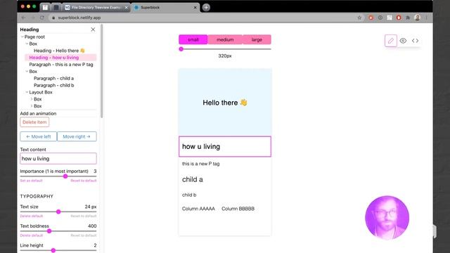 024 - superblock - full keyboard support for tree navigation смотреть онлайн