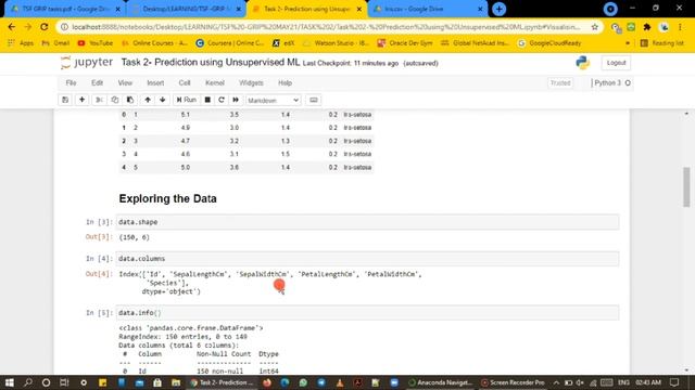 Prediction using Unsupervised ML - TSF GRIP 2021 смотреть онлайн