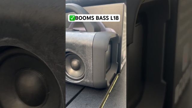 BOOMS BASS L18 #bass #creative #diy #duet #bluetooth #gadget #gaming #electronic #speaker #review смотреть онлайн