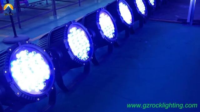 54*3W RGBW LED PAR can with waterproof IP65 on production line 1 смотреть онлайн