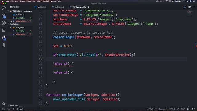 Crear miniaturas de imágenes en PHP | Curso PHP y MySQL #55 смотреть онлайн