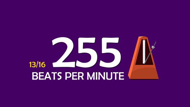 255 BPM 13/16 Metronome смотреть онлайн