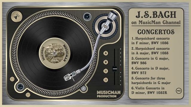 J.S.Bach – CONCERTOS COLLECTION / MusicMan Channel / Classical Relax Music / Patefon смотреть онлайн