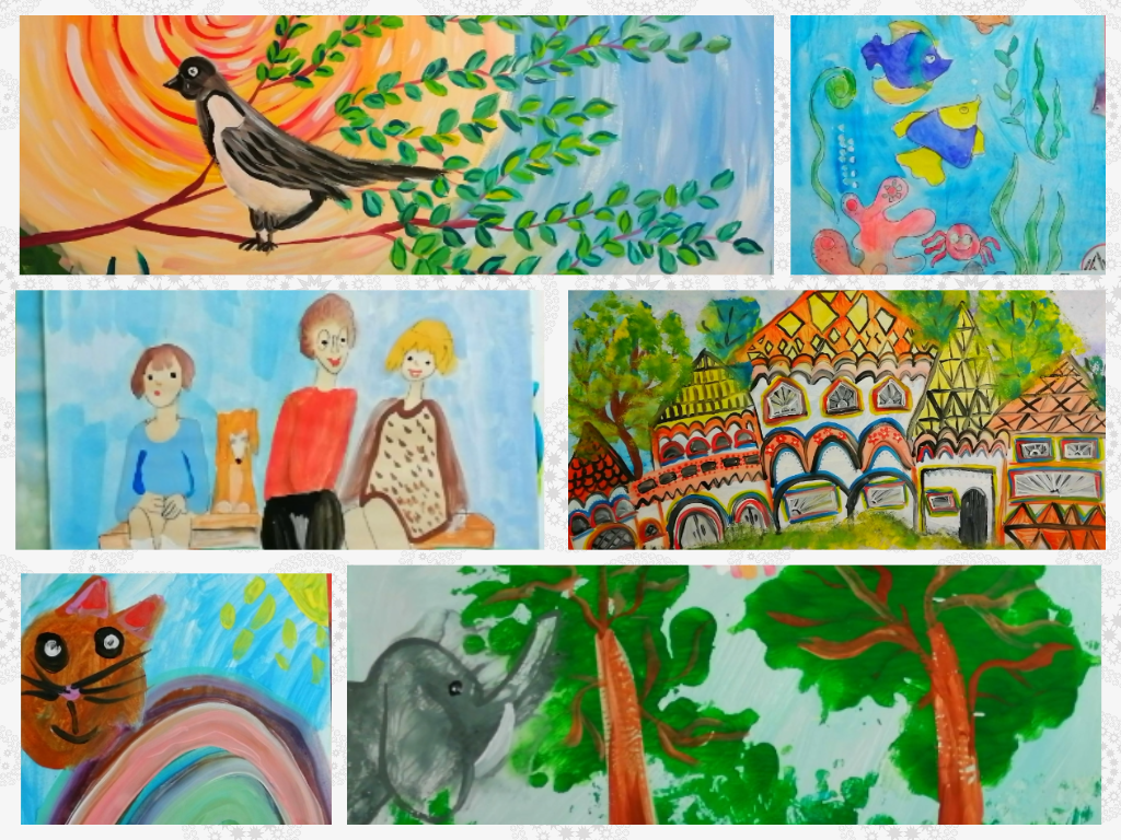 Что рисуем для души я и дети. смотреть онлайн