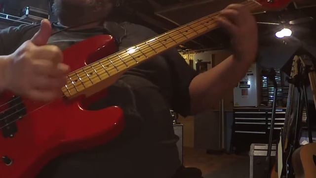 Corina Precision Bass Guitar - Red - All Original