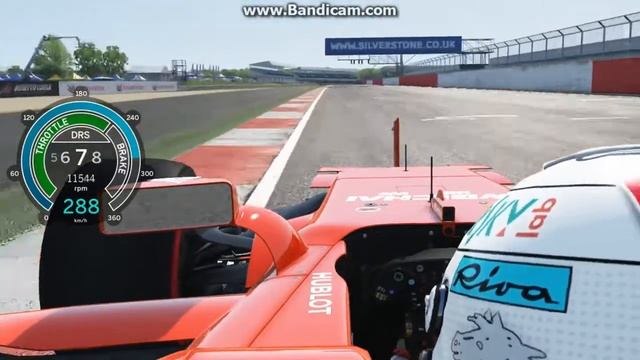 Assetto Corsa SF70H Silverstone Hotlap смотреть онлайн