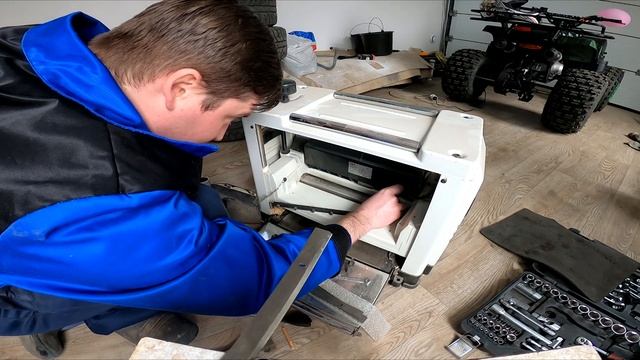 Замена ножей на рейсмусе Jet Jwp-12