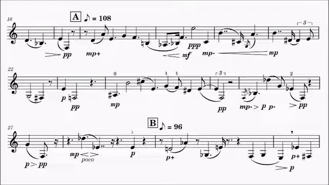 Abel Ehrlich (1915-2003): Canzone di segreti (Song of secrets, 1998) with score смотреть онлайн