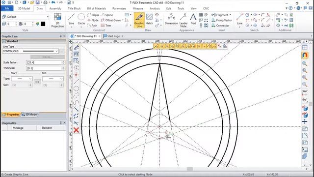 T-Flex CAD 15 2D - Exercise 88 смотреть онлайн