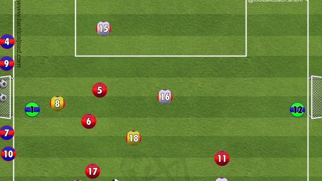 Игры на удержание мяча 4+2 на 4 с голом после отбора смотреть онлайн