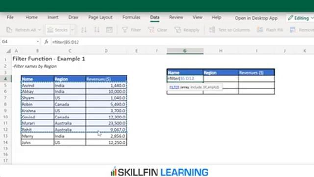 Filter function in excel (with 6 Examples) смотреть онлайн