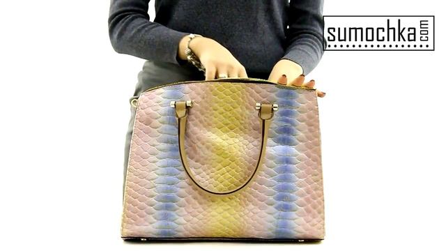 Сумка Gaude C8810 python multicolor смотреть онлайн